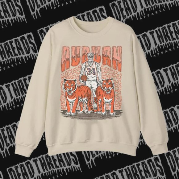 Auburn Tigers Football Shirt Auburn University Athletics Sweatshirt - Picture 2 of 2